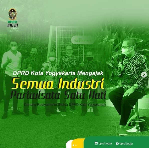 DPRD Kota Yogyakarta Mengajak Semua Industri Pariwisata Untuk Satu Hati