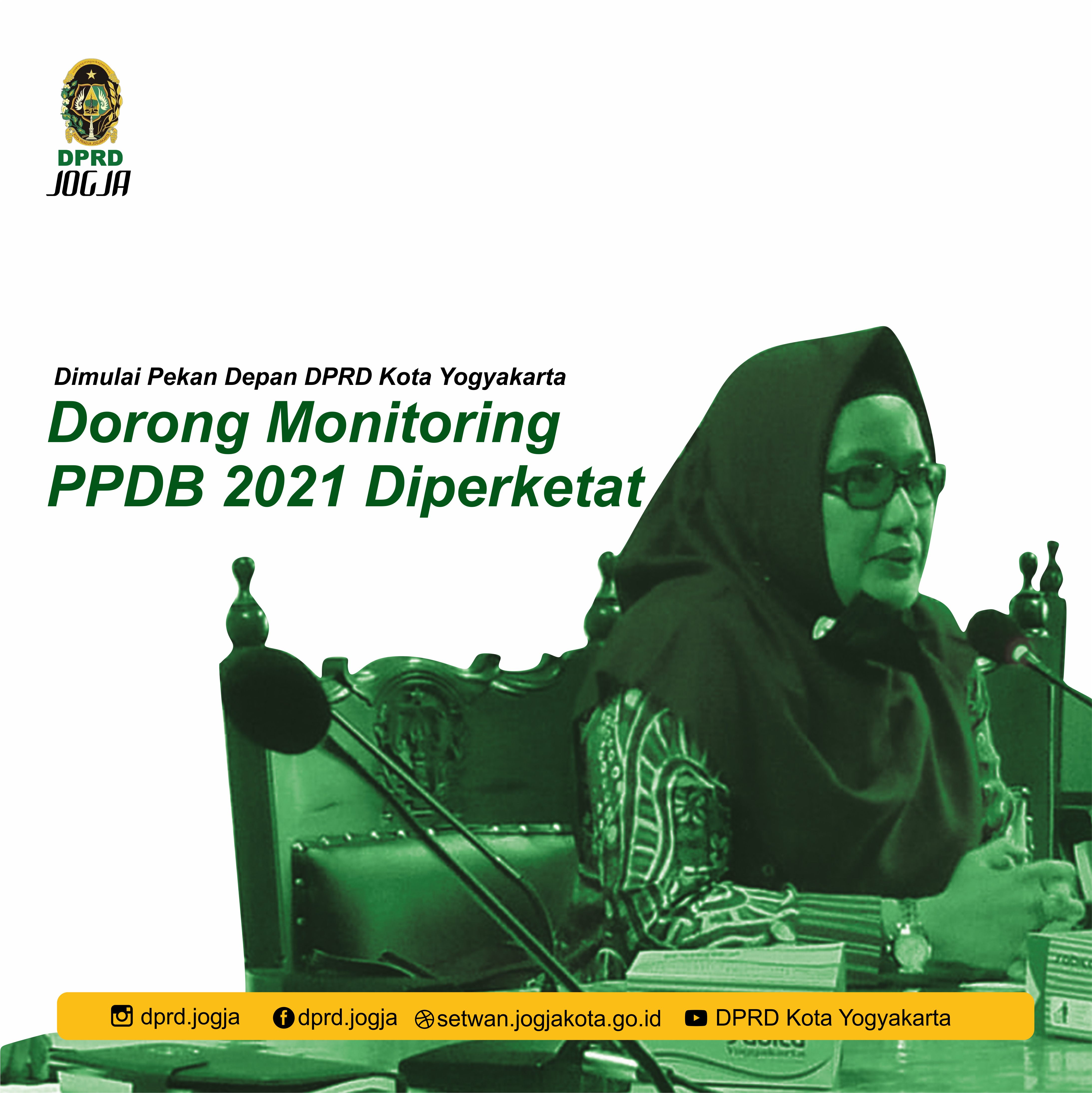 Dimulai Pekan Depan, DPRD Kota Yogya Dorong Monitoring PPDB 2021 Diperketat