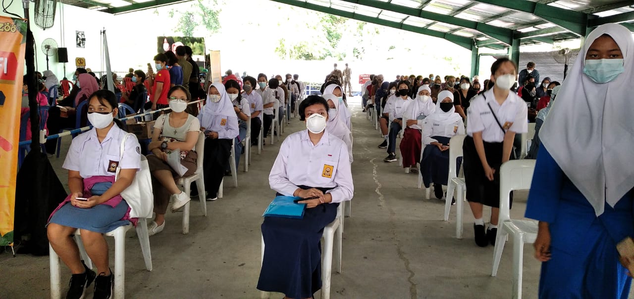 Vaksinasi Covid19 Bagi Anak usia 12th keatas di Kota Yogyakarta Sudah Dimulai