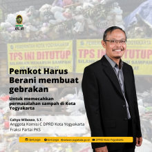 Pemkot Harus Berani membuat gebrakan untuk memecahkan permasalahan sampah di Kota Yogyakarta
