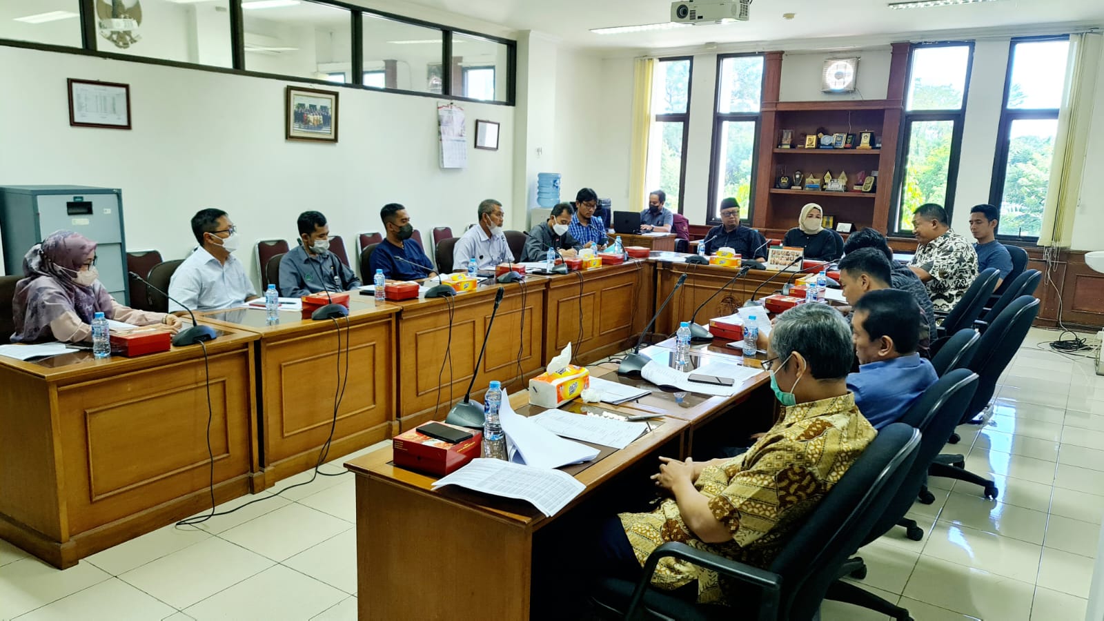 DPRD Komisi C Yogyakarta melakukan pembahasan evaluasi kinerja DPUPKP TA 2022 dan Pencermatan DPA DPUPKP TA 2023