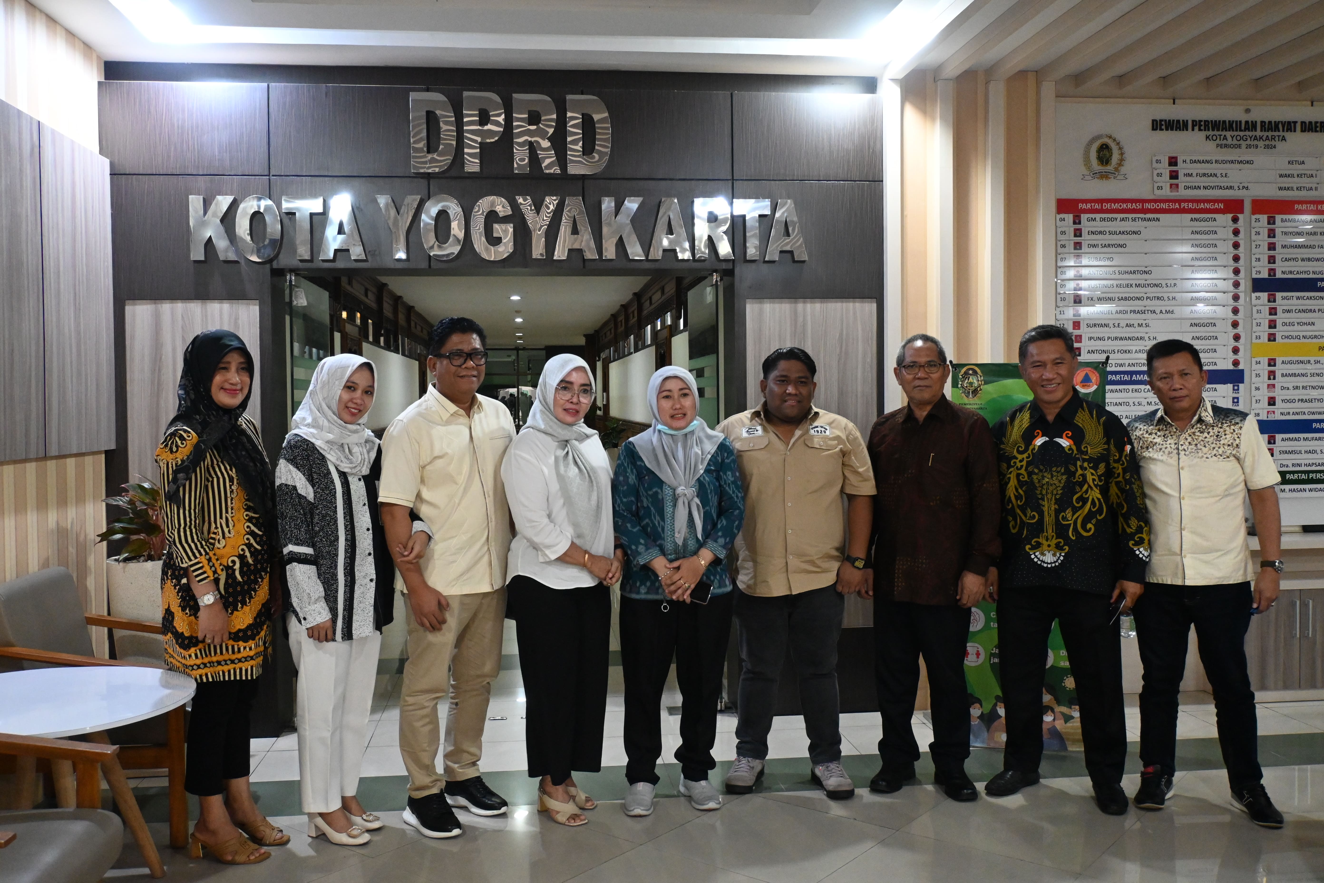 Sekretariat Dewan Kota Yogyakarta Terima Kunjungan Kerja dari DPRD Kota Balikpapan